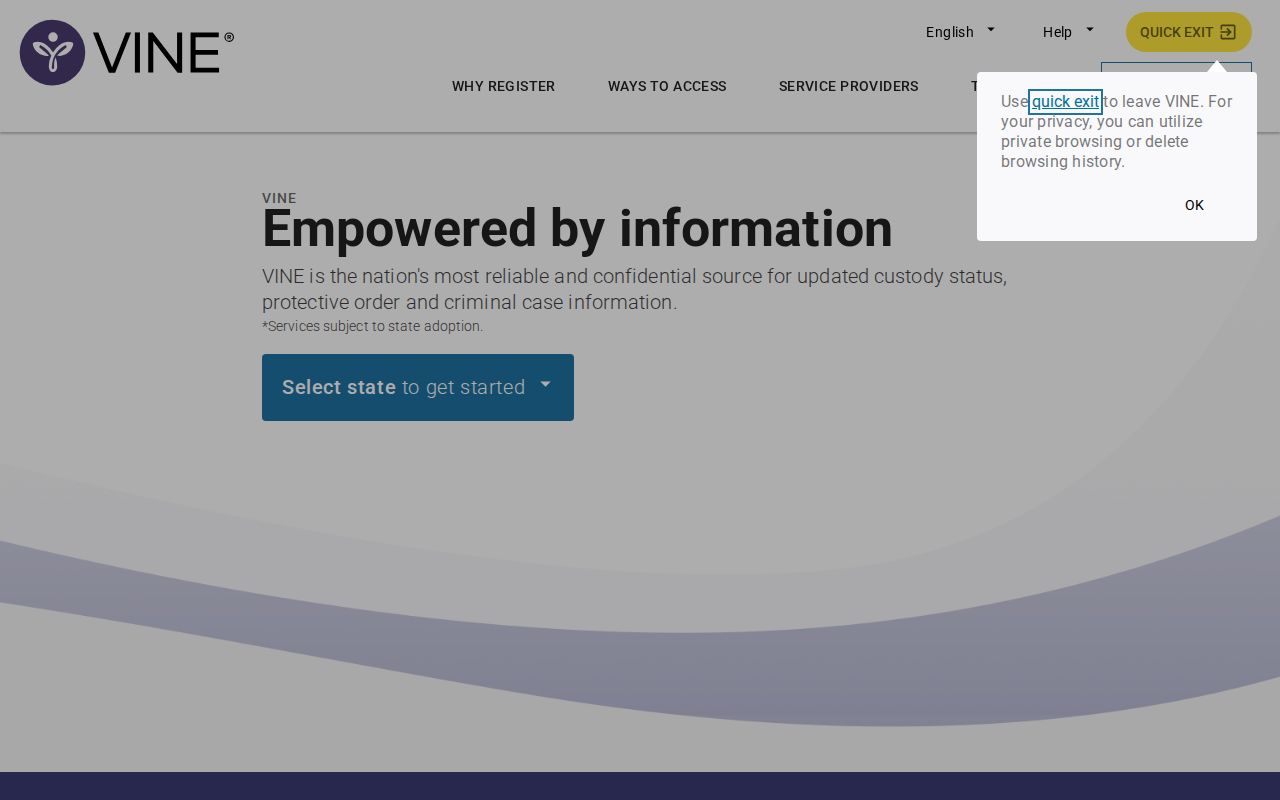 Kentucky VINELink Metcalfe County search and alert application